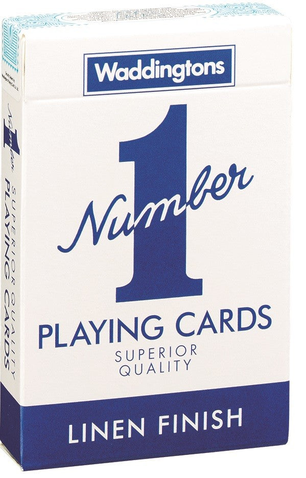 Number 1 Blue & Red Playing Cards