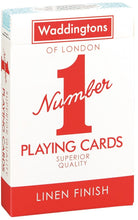 Load image into Gallery viewer, Number 1 Blue &amp; Red Playing Cards
