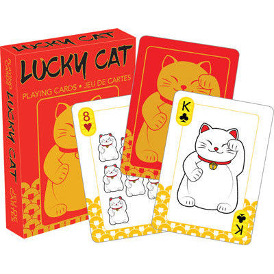 Playing Cards Lucky Cat
