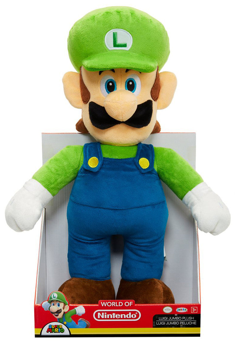 World of Nintendo Jumbo Plush Luigi 20