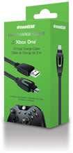 Load image into Gallery viewer, XB1 dreamGEAR LED Charge Cable - Black
