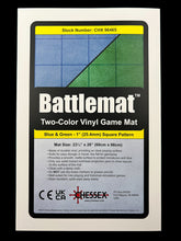 Load image into Gallery viewer, Battlemat 1&quot; Reversible Blue-Green Squares
