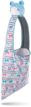 Load image into Gallery viewer, Tee Turtle - Plushie Tote Bag - White Transgender Pride Tote Bag and Blue Frog Plushie
