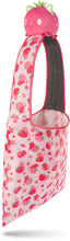 Load image into Gallery viewer, Tee Turtle - Plushie Tote Bag - Pink Strawberry Cats Tote Bag and Pink Strawberry Cat Plushie
