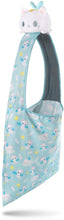 Load image into Gallery viewer, Tee Turtle - Plushie Tote Bag - Light Blue Angel Cats Tote Bag and White Angel Cat Plushie
