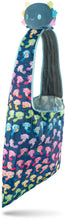 Load image into Gallery viewer, Tee Turtle - Plushie Tote Bag - Dark Blue Rainbow Axolotls Tote Bag and Blue  Axolotl Plushie
