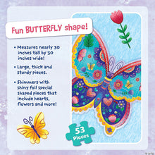Load image into Gallery viewer, Floor Puzzle Butterfly 53 Pieces

