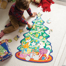 Load image into Gallery viewer, Floor Puzzle Christmas Tree 49 Pieces

