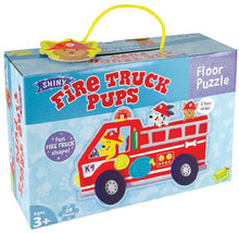 Load image into Gallery viewer, Floor Puzzle Fire Truck Pups 39 Pieces
