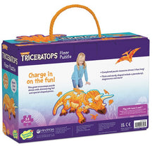 Load image into Gallery viewer, Floor Puzzle Triceratops 52 Pieces
