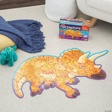 Load image into Gallery viewer, Floor Puzzle Triceratops 52 Pieces
