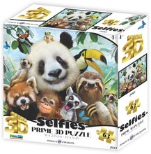 Load image into Gallery viewer, Prime3D Zoo Selfie - 63 Piece 3D Puzzle
