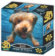 Load image into Gallery viewer, Prime3D Under Water Dogs Brady - 100 Piece 3D Puzzle
