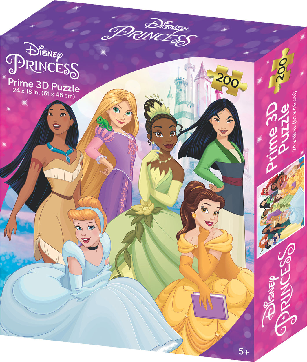 Prime3D Disney Princess - 200 Piece 3D Puzzle