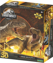 Load image into Gallery viewer, Prime3D Jurassic World T.Rex vs Giganotosaurs - 500 Piece 3D Puzzle
