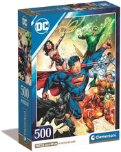 Load image into Gallery viewer, Clementoni Puzzle HQC DC Comics Compact Box 500 Piece Puzzle #1
