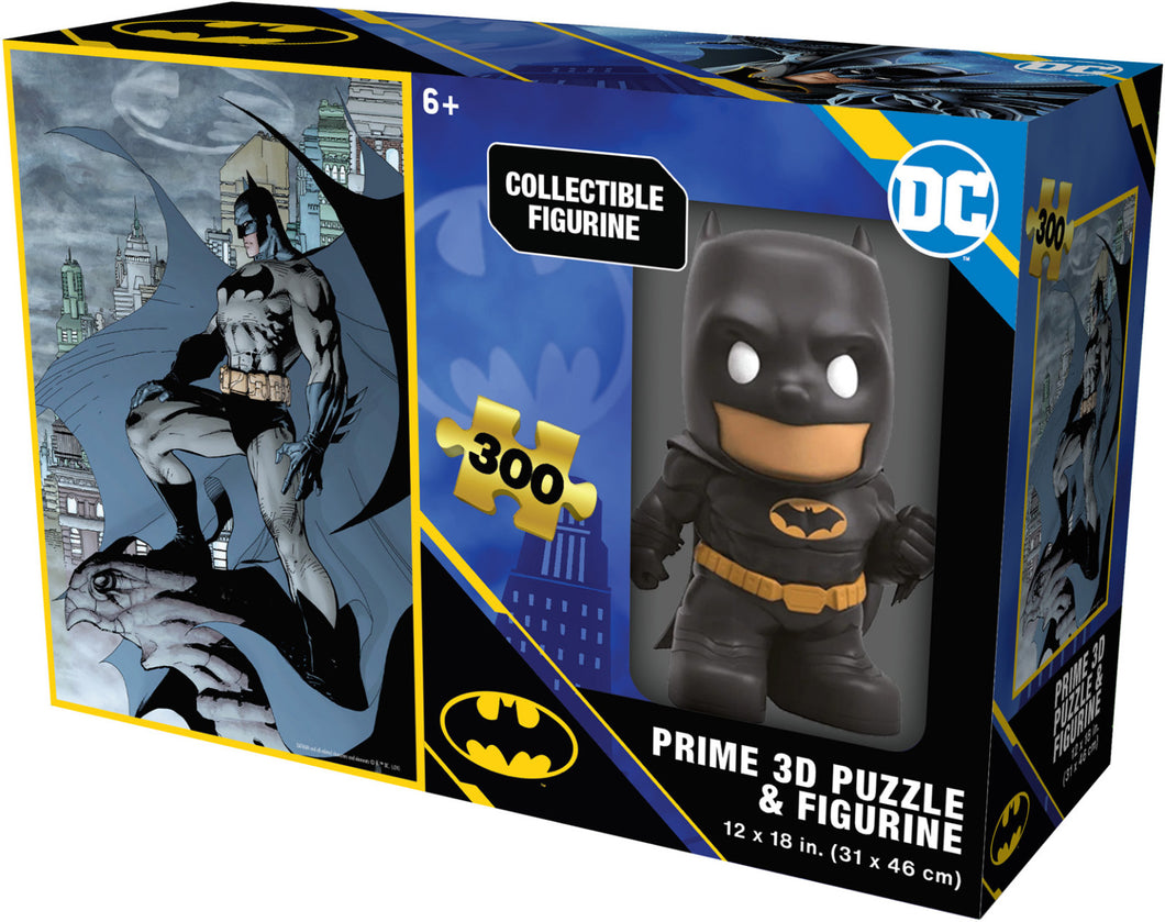 Prime3D Puzzle and Figurine - Batman 300 Piece 3D Puzzle