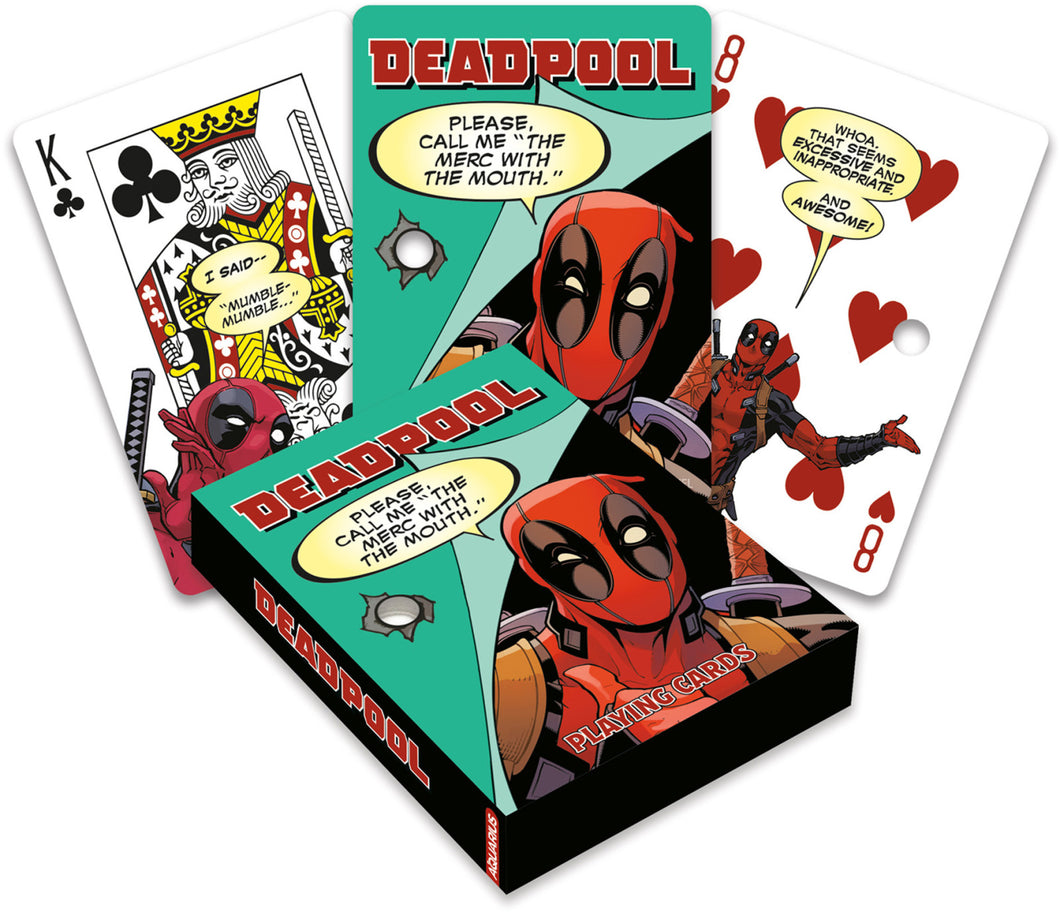 Playing Cards Marvel Deadpool Quotes