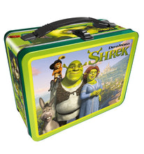 Load image into Gallery viewer, Tin Carry All Fun Lunch Box Shrek The Swamp is Always Greener

