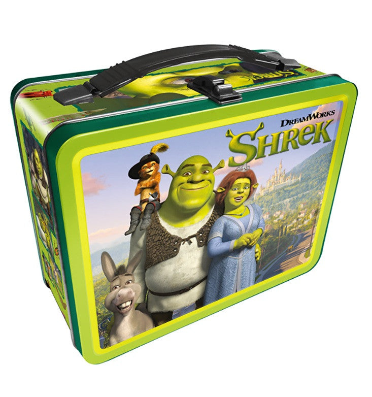 Tin Carry All Fun Lunch Box Shrek The Swamp is Always Greener