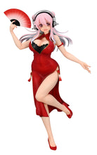 Load image into Gallery viewer, Super Sonico Trio Try It Figure China Dress Version
