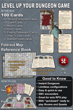 Load image into Gallery viewer, Dungeon Designer&#39;s Deck - Deal your own Dungeon Encounters!
