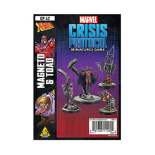 Load image into Gallery viewer, Marvel Crisis Protocol Magneto and Toad

