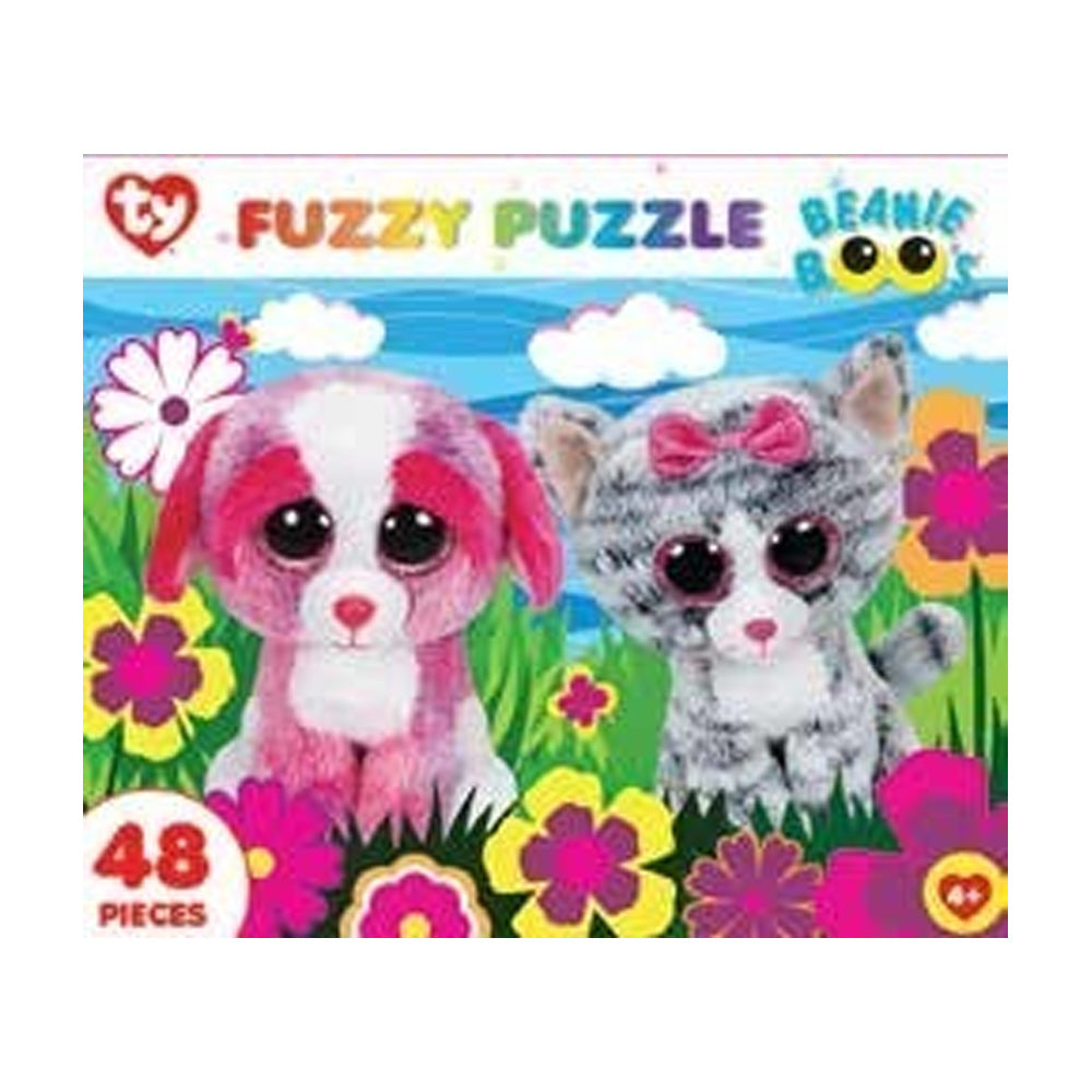 Beanie Boo Garden Buddies Fuzzy Puzzle 48pc