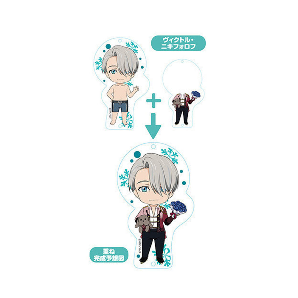 Yuri!!! On Ice Nendoroid Plus Dress Up Acrylic Key Ring: Yuri!!! On Ice (Viktor Nikiforov)