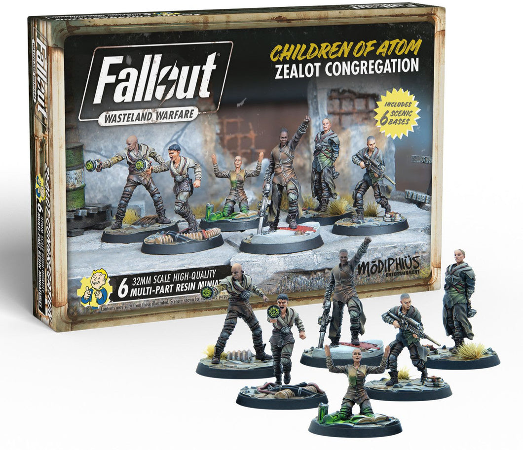 Fallout RPG Wasteland Warfare - Children Of Atom Zealot Congregation