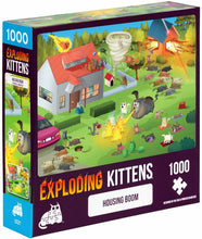 Load image into Gallery viewer, Exploding Kittens Puzzle Housing Boom 1,000 pieces
