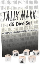 Load image into Gallery viewer, Tally Mark D6 Dice Set
