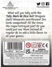 Load image into Gallery viewer, Tally Mark D6 Dice Set
