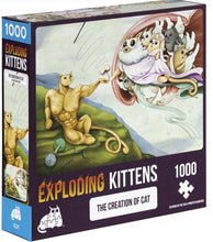 Load image into Gallery viewer, Exploding Kittens Puzzle The Creation of Cat 1,000 pieces
