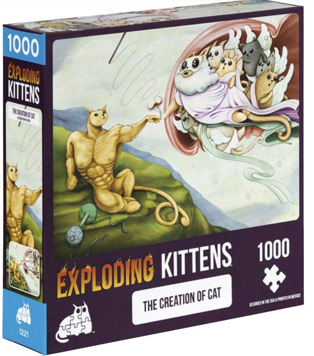 Exploding Kittens Puzzle The Creation of Cat 1,000 pieces