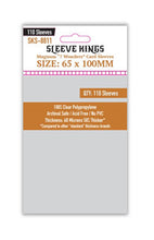 Load image into Gallery viewer, Sleeve Kings Board Game Sleeves Magnum &quot;7 Wonders&quot; Card Sleeves (65mm x 100mm) (55 Sleeves per Pack)
