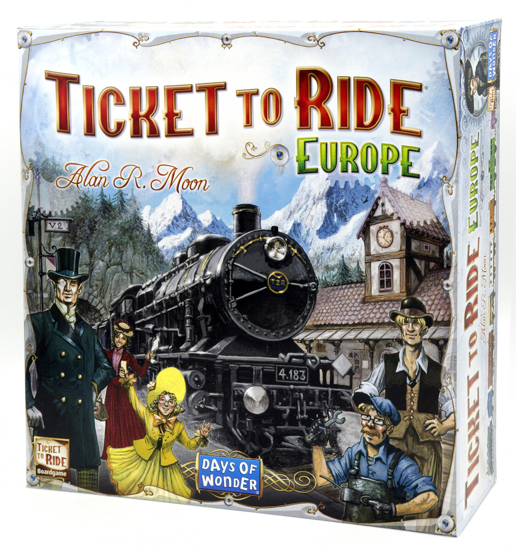 Ticket to Ride Europe Board Game Age 8 Plus