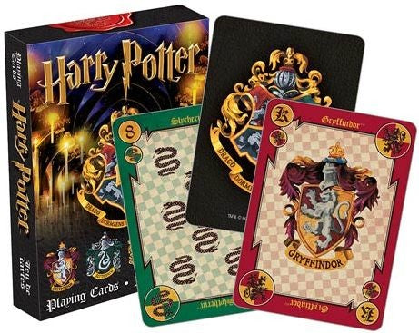Playing Cards Harry Potter House Crests