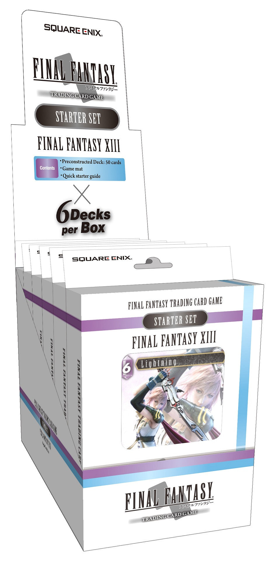 Final Fantasy Trading Card Game Starter Set Final Fantasy 13 (CDU of 6)