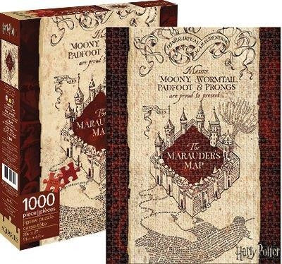 Aquarius Puzzle Harry Potter Marauders Map Puzzle 1,000 pieces