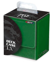 Load image into Gallery viewer, BCW Deck Case Box LX Green (Holds 80 cards)
