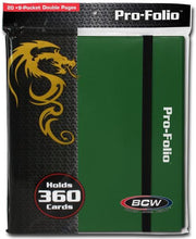Load image into Gallery viewer, BCW Pro Folio Binder 9 Pocket Green
