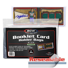 Load image into Gallery viewer, BCW Booklet Card Holder Resealable Bag
