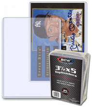 Load image into Gallery viewer, BCW Toploader Card Sleeve (3.5&quot; x 5&quot;) (25 Holders Per Pack)
