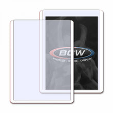 Load image into Gallery viewer, BCW Toploader Card Holder Border White (3&quot; x 4&quot;) (25 Holders Per Pack)
