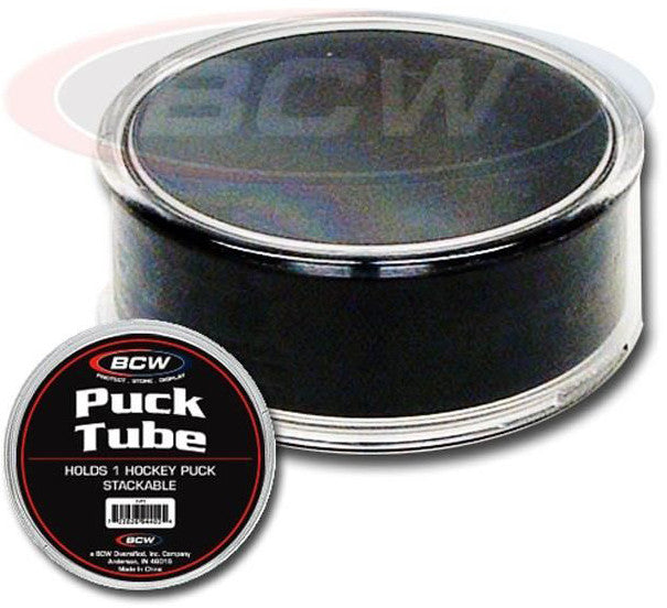 BCW Ice Hockey Puck Tube Container Only - Puck not included