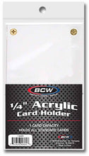 Load image into Gallery viewer, BCW Acrylic Card Holder 1/4 Inch
