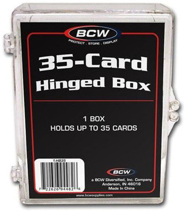 BCW Hinged Trading Card Box 35 Count