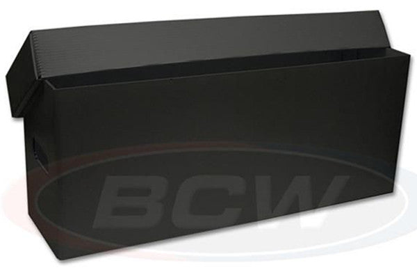 BCW Storage Box Long Comic Book Box Plastic Black