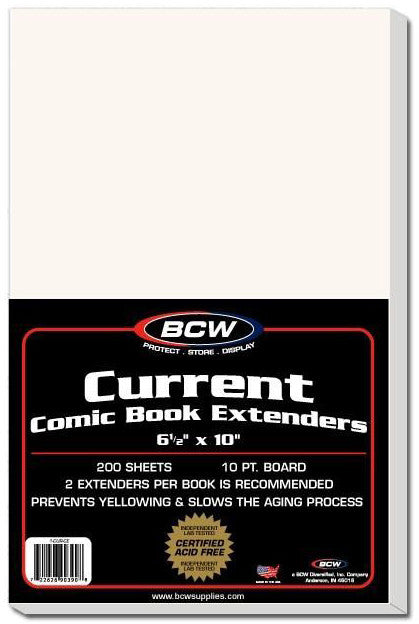 BCW Comic Book Extenders Current Comics (6.5